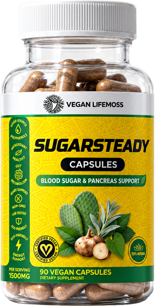SugarSteady Capsules bottle