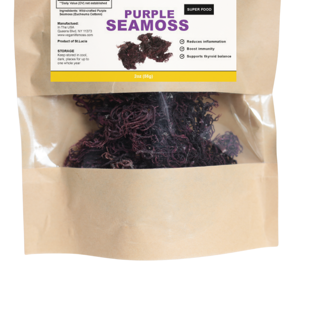 Premium Raw Purple Sea moss